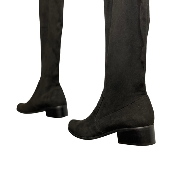 Charles David Gunter Over the Knee Suede Boots Size 9 WIDE CALF - Picture 6 of 12